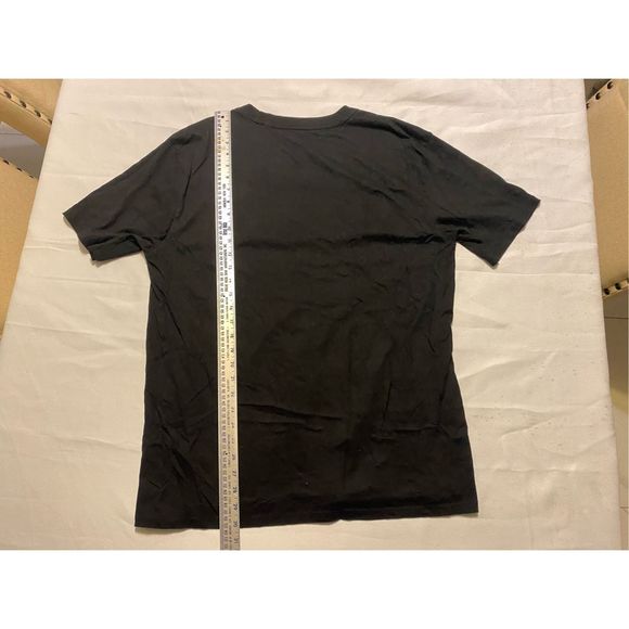 Guess Shirt Mens Medium Black Los Angeles Triangle Graphic Logo - Picture 4 of 5